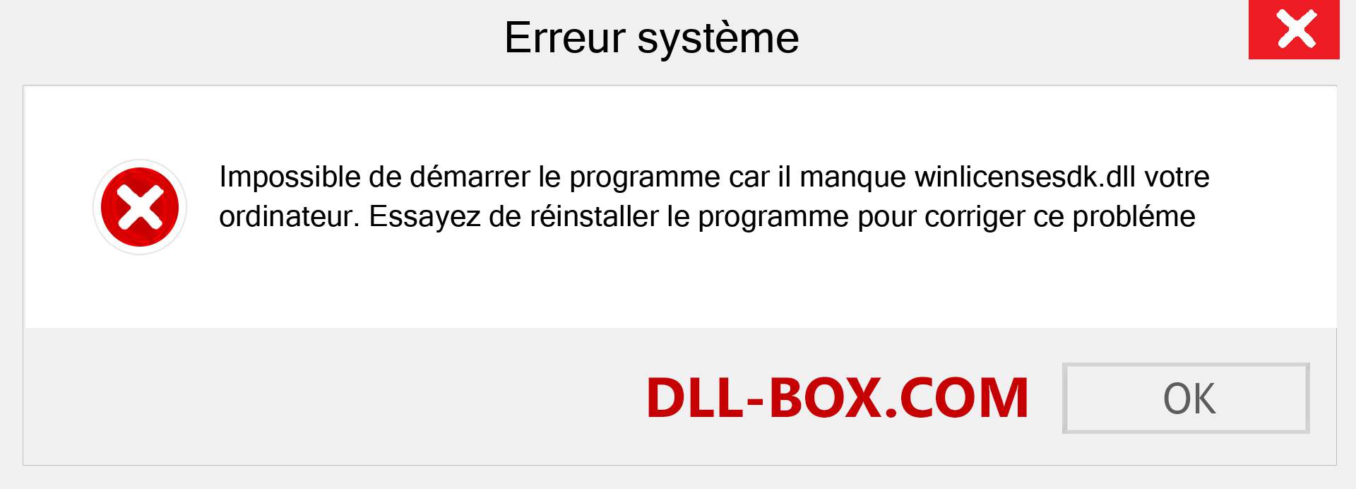 Le fichier winlicensesdk.dll est manquant ?. Télécharger pour Windows 7, 8, 10 - Correction de l'erreur manquante winlicensesdk dll sur Windows, photos, images